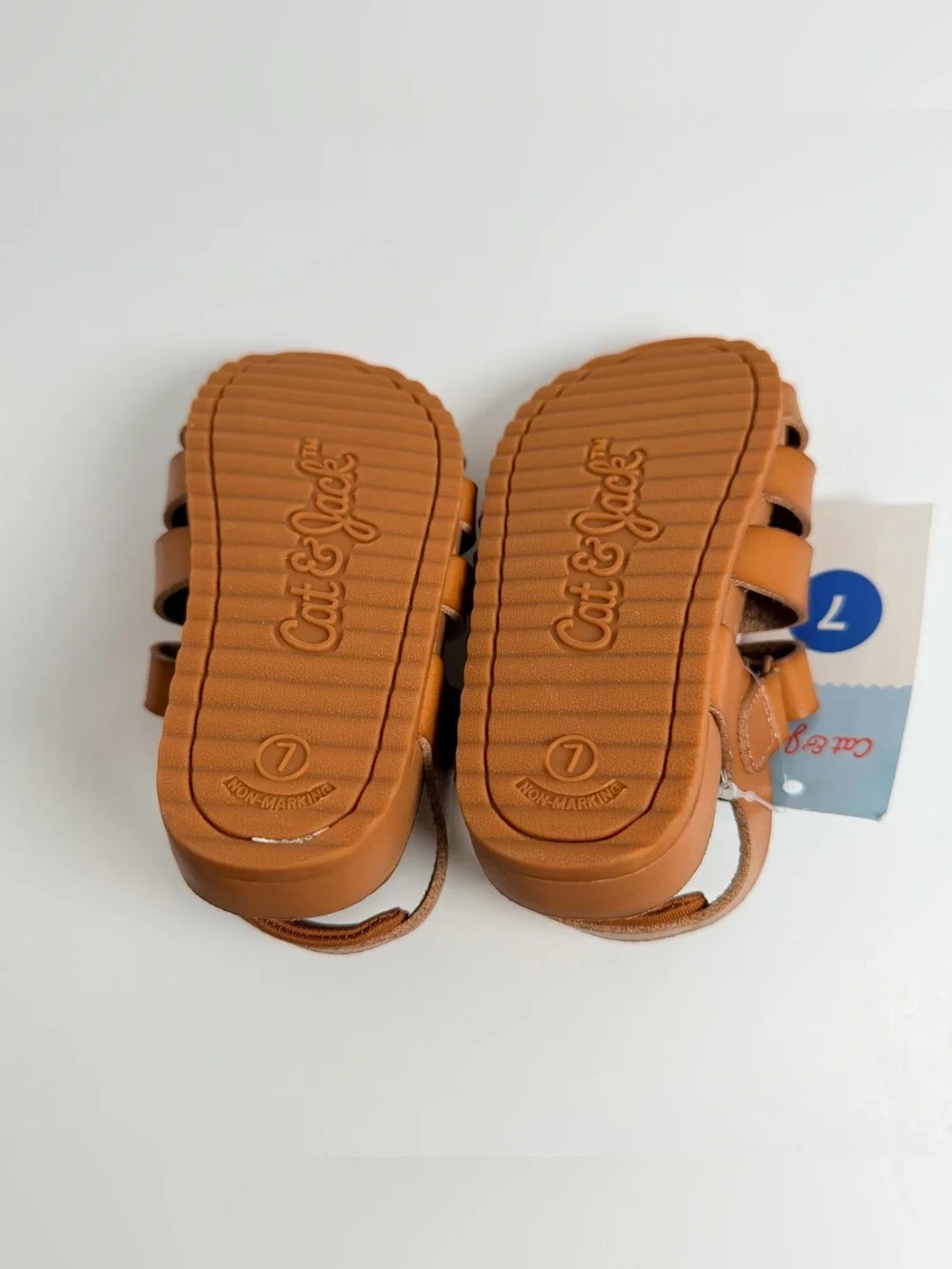 Cat & Jack Tan Fisherman-Style Kids Sandals